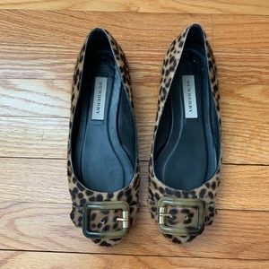 Leopard Burberry Flats